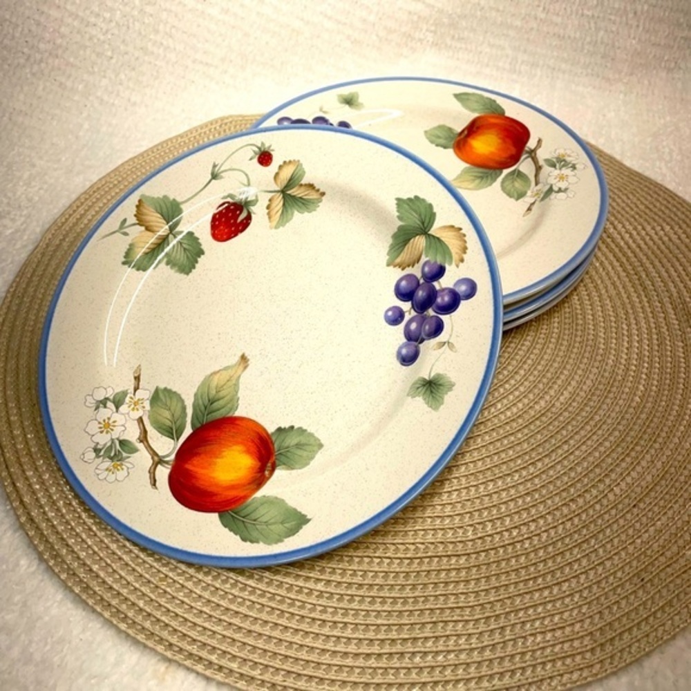 Set of 4 Savoir Vivre Luscious Salad plates Mikasa Serveware Dinnerware JJ017